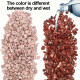 Natural aquarium stones with different color between wet stone and dry stone